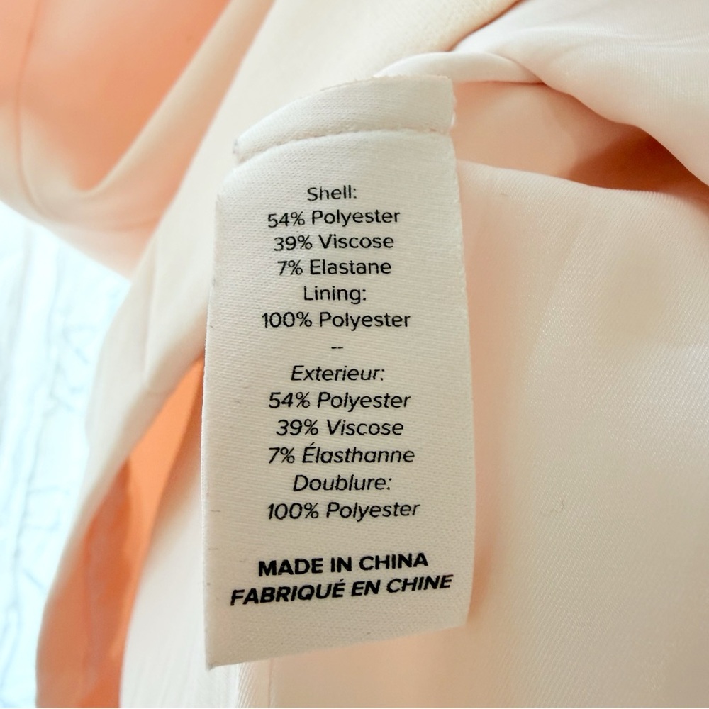 CINQ A SEPT ARA LIGHT PINK PLUNGE DEEP V-NECK SLEEVELESS FITTED MINI DRESS - Picture 9 of 12